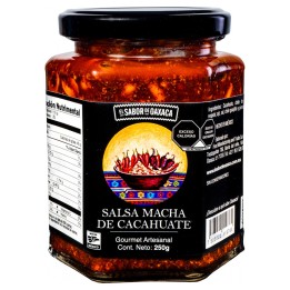 Sauce Macha con cacahuates