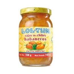 Piment habanero lanières