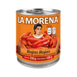 Piment Jalapeño rojo émincé 210g