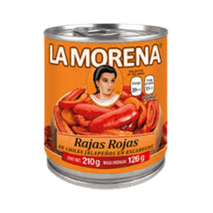 Piment Jalapeño rojo émincé 210g