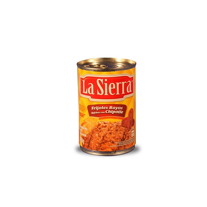 Frijoles bayos con chipotle