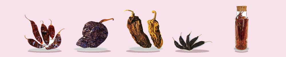 Nos piments secs mexicains